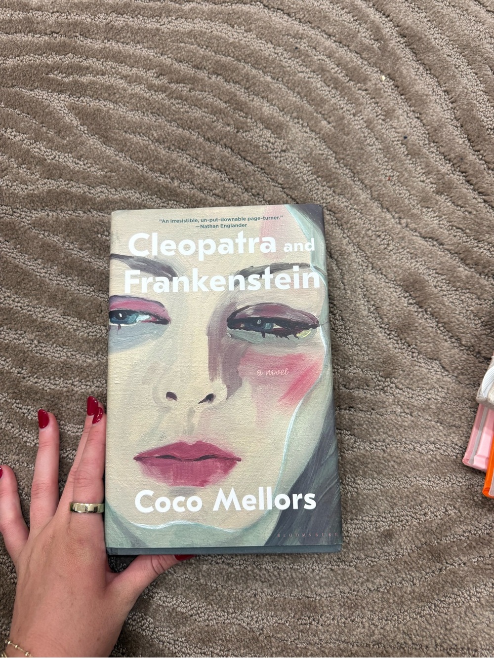 Cleopatra and Frankenstein book 🫧